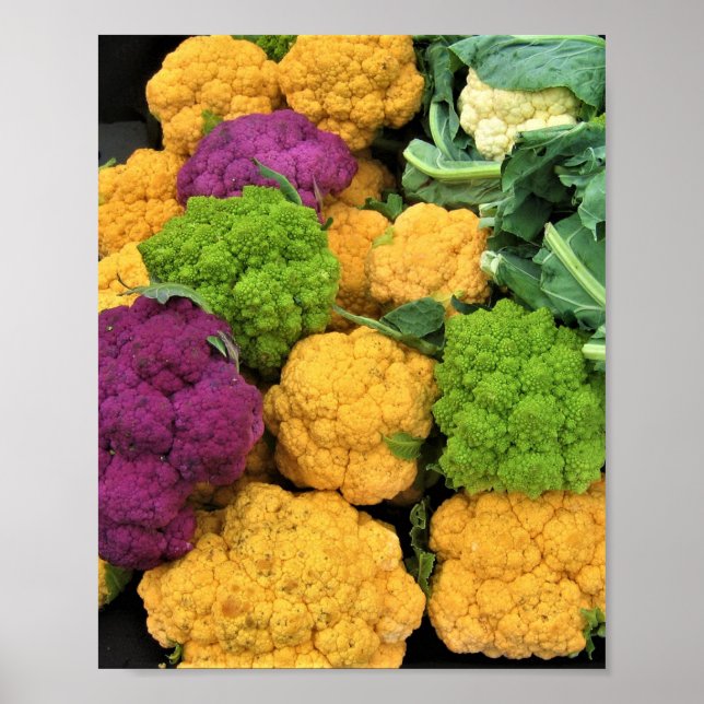 Colourful Cauliflower, Autumn Decor (Front)