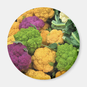 Colourful Cauliflower, Autumn Decor Magnet