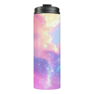 Colourful Celestial Nebula Thermal Tumbler