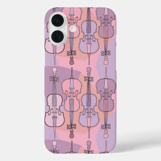 Colourful Cello Pattern  Case-Mate iPhone Case (Back)