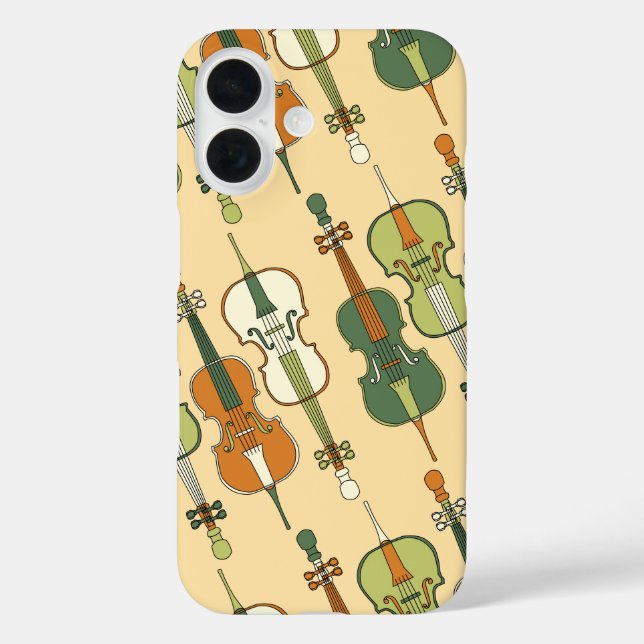 Colourful Cello Pattern  Case-Mate iPhone Case (Back)