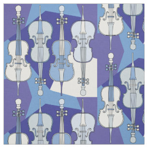 Colourful Cello Pattern Fabric
