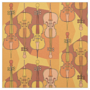 Colourful Cello Pattern Fabric