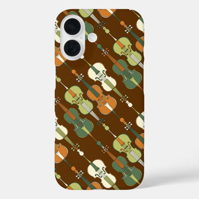 Colourful Cellos Pattern  Case-Mate iPhone Case (Back)