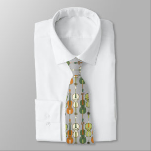 Colourful Cellos Pattern Tie