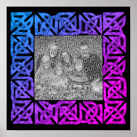 Colourful Celtic Knots Frame Add Your Photo 