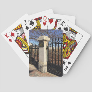 Colourful Cemetery Gate Playing Cards