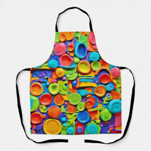 Colourful Ceramic Art Apron