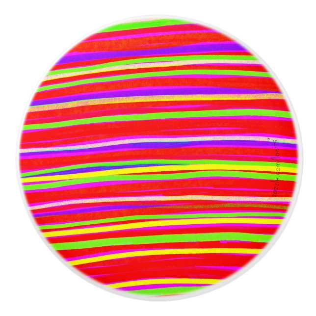 Colourful  ceramic knob (Front)