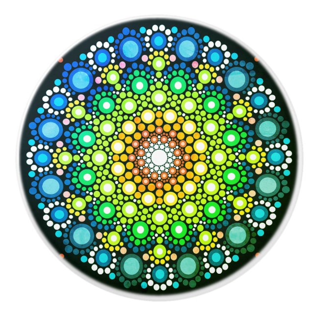 Colourful ceramic knobs (Front)