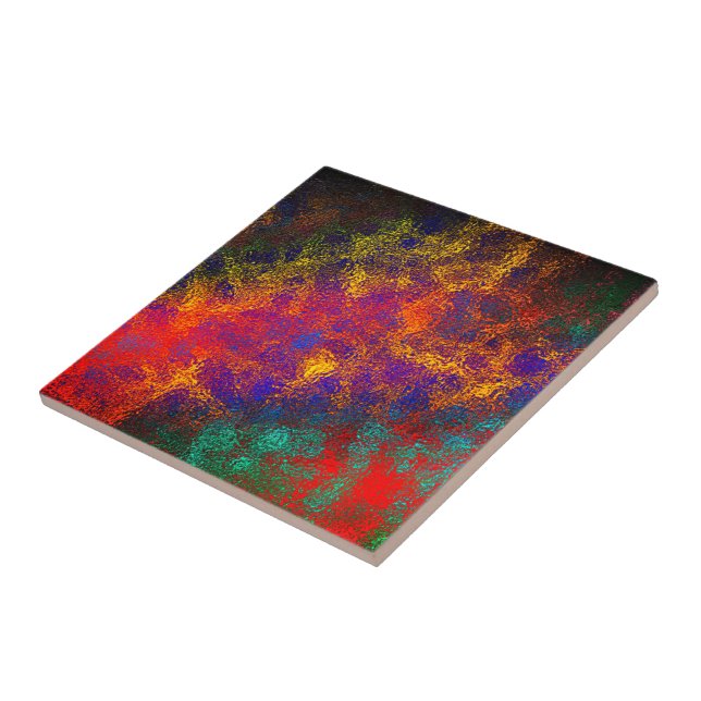 Colourful Ceramic Tile (Side)