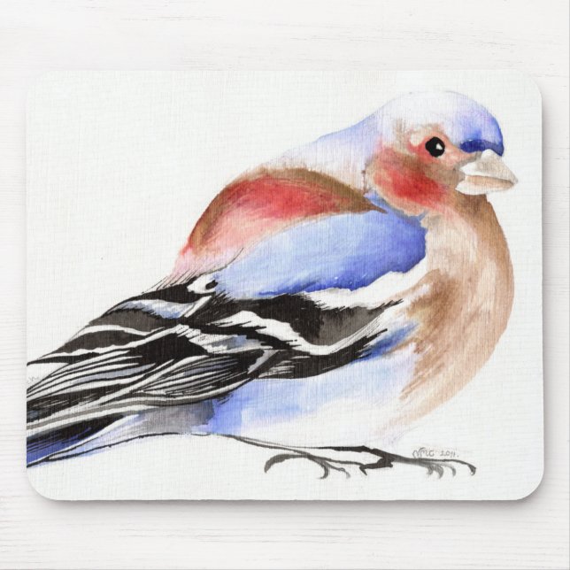 Colourful Chaffinch 2011 Mouse Pad (Front)