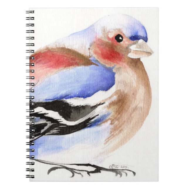 Colourful Chaffinch 2011 Notebook (Front)