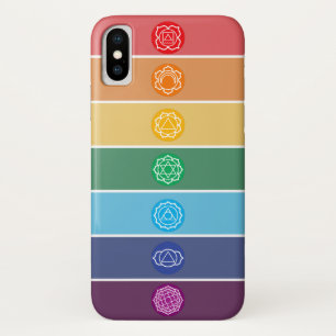 Colourful Chakra Human Energy iPhone X Case