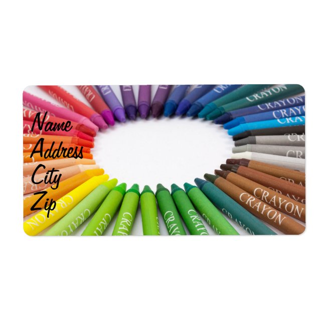 Colourful chalk crayons (Front)
