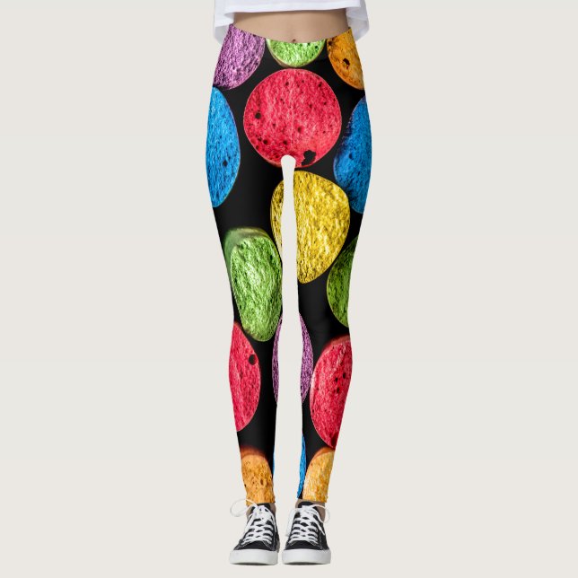 Colourful Chalk Leggings (Front)