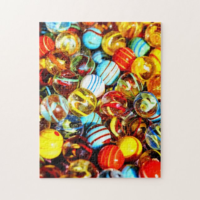 Colourful Challenging Red Yellow Marbles Puzzle (Vertical)