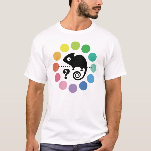 Colourful chameleon T-Shirt (Front)