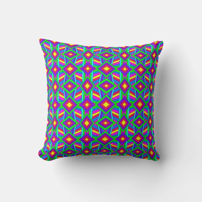 Colourful Chaos 13 Cushion (Front)