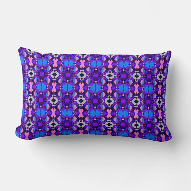 Colourful Chaos 30 Lumbar Cushion (Front)