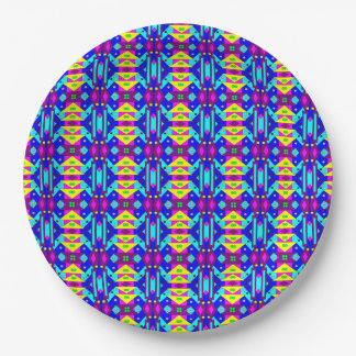 Colourful Chaos 47 Paper Plate