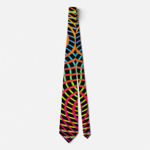 Colourful Chaos Fun Art Tie