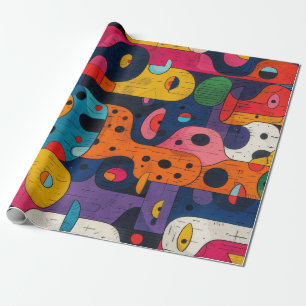 Colourful Chaos Wrapping Paper