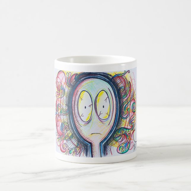 Colourful Character #freakingout Coffee Mug (Center)