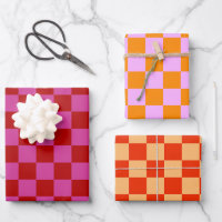 Colourful Check Chequered Chequerboard Pattern
