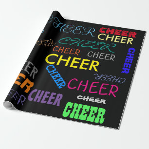Colourful Cheer Personalised Wrapping Paper