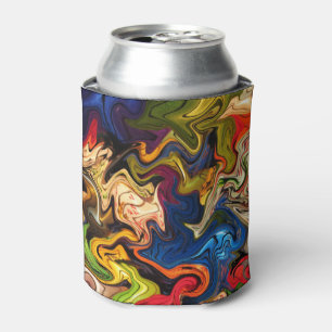 colourful, cheerful, colourful + pattern, textile can cooler