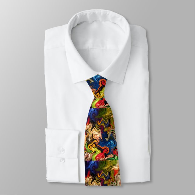 colourful, cheerful, colourful + pattern, textile tie (Tied)