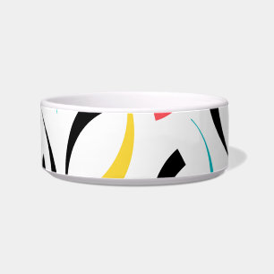 Colourful, cheerful, modern, trendy urban graphic bowl