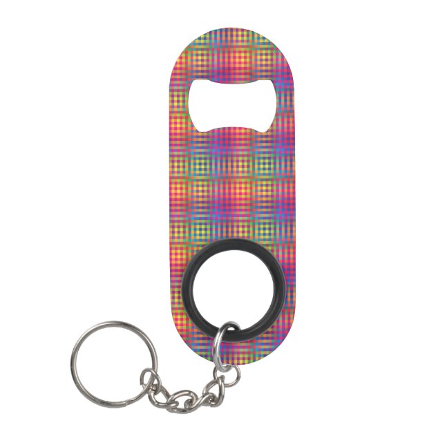 Colourful Chequered Abstract Pattern (Front)