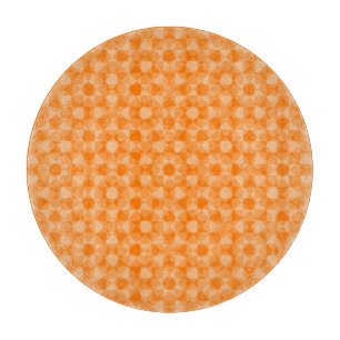Colourful Chequered Diamond Plaid Pattern Cutting Board