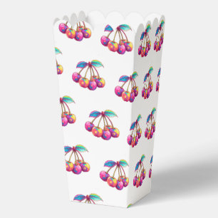 Colourful cherries favour box