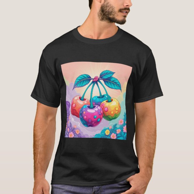 Colourful cherries T-Shirt (Front)