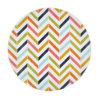 Colourful Chevron Cutting Board