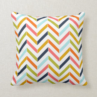 Colourful Chevron Pillow