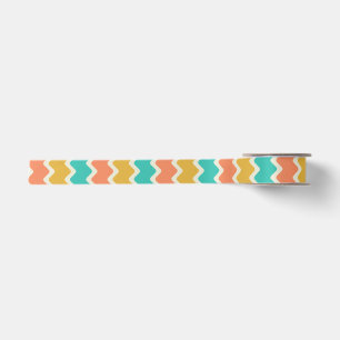 Colourful Chevron Ribbon Satin Ribbon