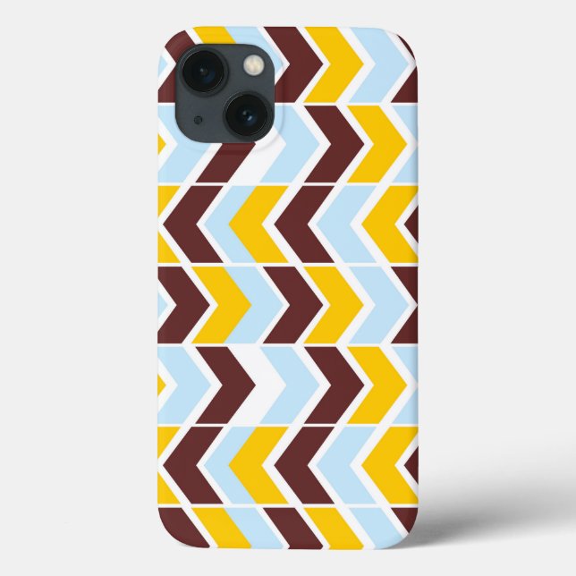 Colourful Chevron Stripes Case-Mate iPhone Case (Back)