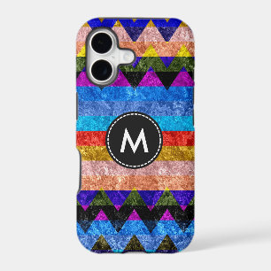 Colourful Chevron Stripes Vintage #6