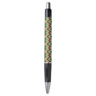 Colourful Chevron Zigzag Pattern Faux Glitter Look