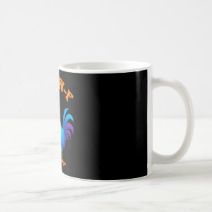 Colourful Chicken Funny F-caw-f Chicken Fcawf Coffee Mug