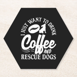 Colourful Chihuahua Portrait Paper Coaster
