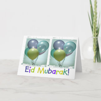 Colourful Children's Eid Mubarak Card
