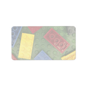 Colourful Children's toys Label