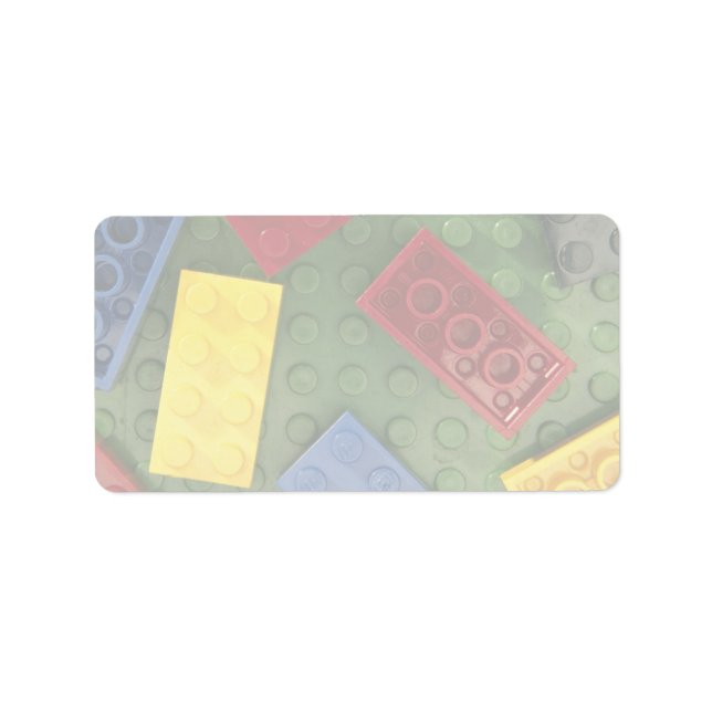 Colourful Children's toys Label (Front)