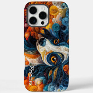 Colourful Chinese Crested Portrait iPhone 16 Pro Max Case