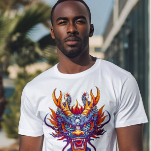 Colourful Chinese Dragon T-Shirt